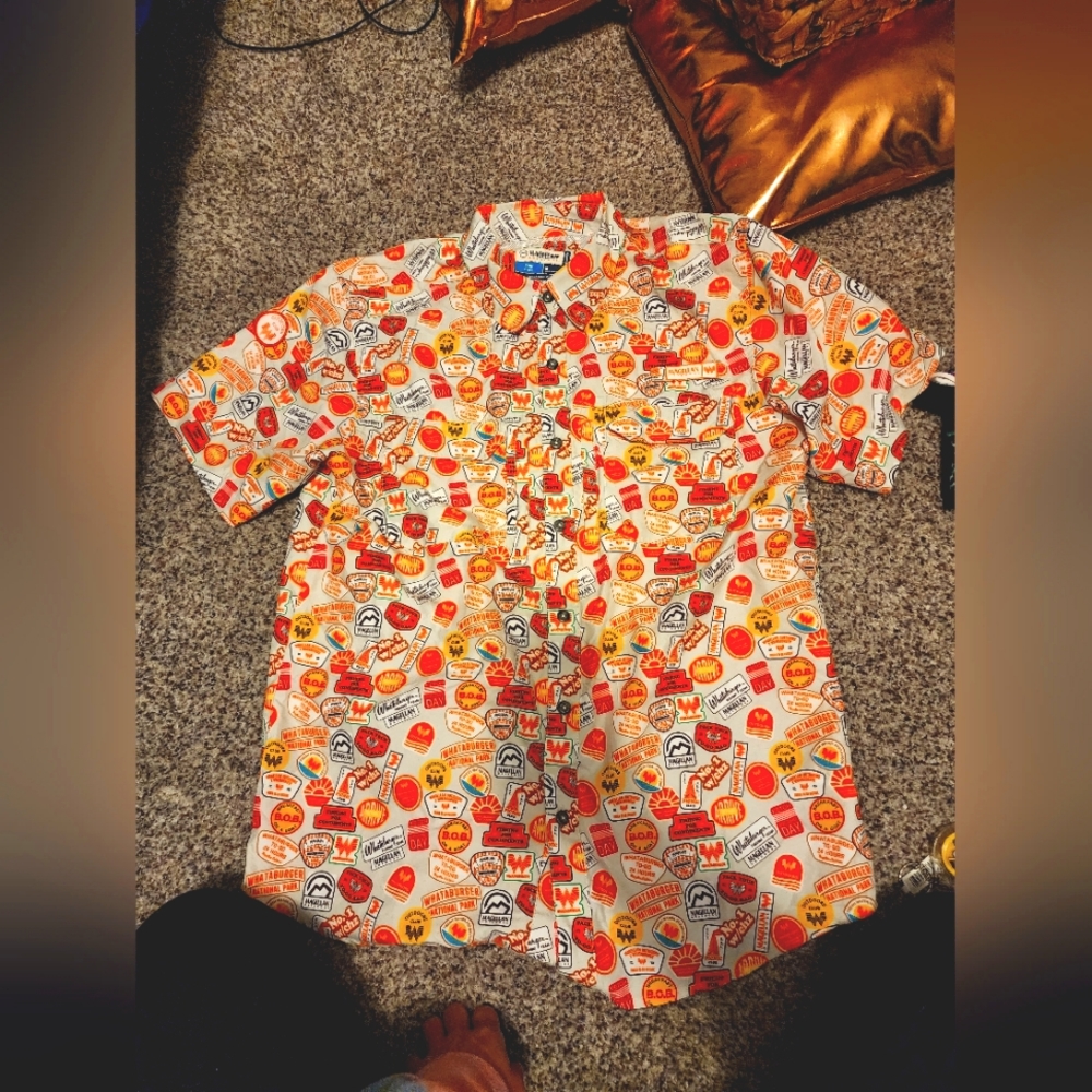 Whataburger Magellan -Fish Gear Shirt Size M